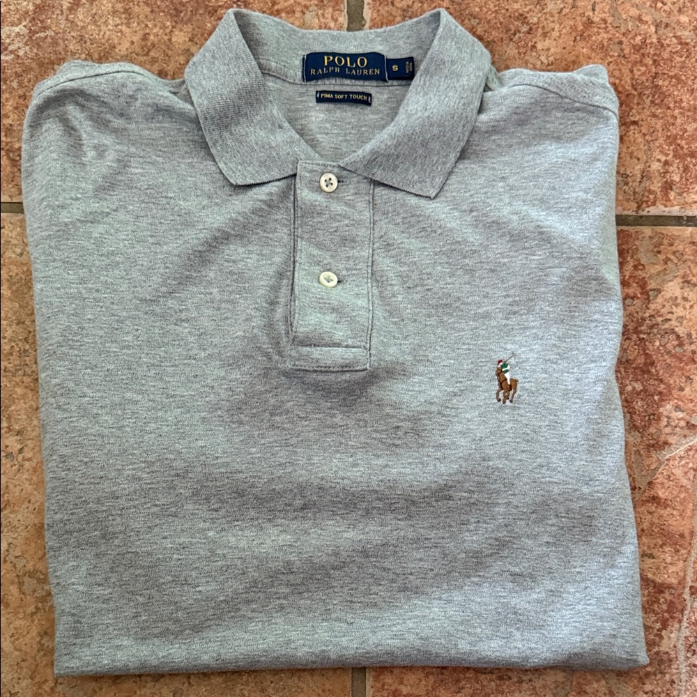 Polo by Ralph Lauren Light Gray Polo Shirt